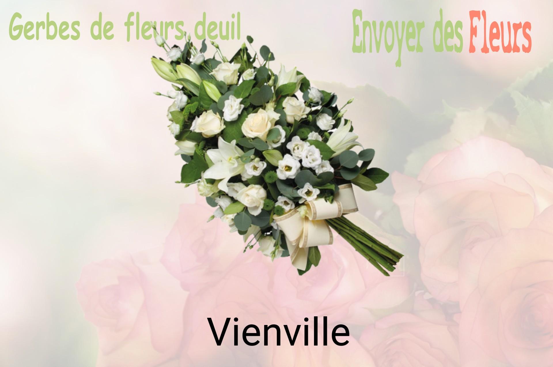 Gerbe de fleurs de deuil livrée à Vienville